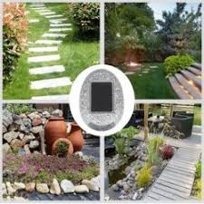 Garden solar powered lights patio pool, decorative lighting ornaments night lights stone lights outdoor. Pebble Stone Solar Lights Led Waterproof Garden Driveway