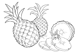 Malvorlagen Naturliche Ananas