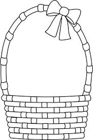 Basket Empty Easter Baskets Easter Activities Easter Basket Template