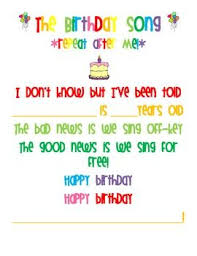 Cute Birthday Poems For Kids This Is A Cute Birthday Song Poem That You Can Fill Out For Each Student Or Laminate And Hang In Your Class Classroom Songs Classroom Birthday Preschool Songs
