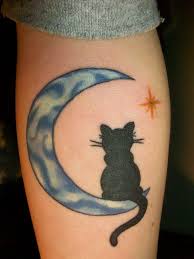 Best Tattoos Ever Seen Moon Tattoo Behind Ear Blue Moon Tattoo Moon Tattoo Moon Tattoo Designs