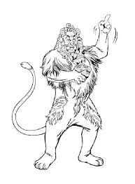 The Cowardly Lion Is Confident In The Wizard Of Oz Coloring Page Wizard Of Oz Color Wizard Of Oz Wizard Of Oz Lion
