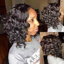 Loving This Crochet Bob This Look Was Achieved Using 2 Bags Of Kima Ocean Wave Kimaoceanwave Crochet Bob Crochet Braids Hairstyles Natural Hair Styles Easy