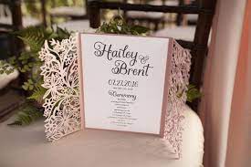 It is so easy to cut your own fancy invitations on a cricut! 11 Cricut Inspiration Ideas Cricut Wedding Wedding Invitations Invitations