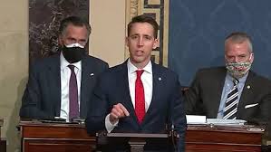 Senator josh hawley, a bellwether of donald trump's stop the steal movement to overturn the 2020 election results, was watching the second day of impeachment proceedings against the former president from the gallery above the chamber. The Rise And Fall Of Missouri Republican Senator Josh Hawley Daily Mail Online
