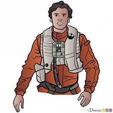 How To Draw Poe Dameron Star Wars How To Draw Drawing Ideas Draw Something Drawing Tutorials Portal Poe Dameron Star Wars Poe