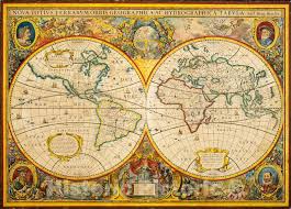 Historic Map 1630 Nova Totivs Terrarvm Orbis Geographica Ac Hydrographica Tabvla Auct Henr Hondio Vintage Wall Art Antique World Map Old World Maps Map Murals