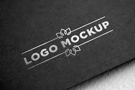 Silver Logo Mockup Logo Mockup Logo Mockups Psd Silver Logo