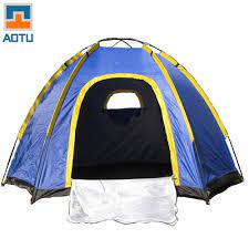 Hexagonal Camping Tent For 3 4 Persons Waterproof Uv Resistant Outdoor Travel Portable Blue Us 19 99 Sales Online Tomtop Family Tent Camping Hiking Tent Waterproof Tent