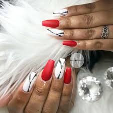 Nails On Black Women Marble Cherry Red Nailsbyaylene Black marble nail tutorial | ipsy nailed it.
