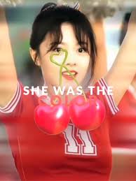 Our Generation Jiang Xiao Xi Giving Cherry Heels and Lipstick