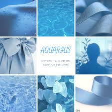 12 Zodiac Mood Boards Aquarius Aesthetic Colors And Emotions Zodiac