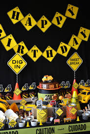Grabbing some adorable themed tableware is a great way to pull all those ideas together and make them into a cohesive party theme! Construction Theme Party Decor Novocom Top