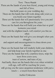 These Hands Poem Wedding Vows That Make You Cry Best Wedding Vows Wedding Poems