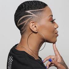 25 Cute Black Women Haircuts Natural Hair Styles Shaved Hair Designs Shaved Hair