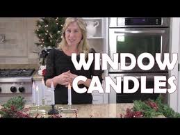 Christmas Window Candles Youtube