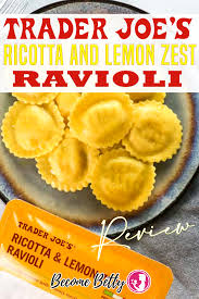 Trader Joe S Ricotta And Lemon Zest Ravioli Italian Recipes Easy Dinner Recipes Easy Family Vegetarian Recipes Easy