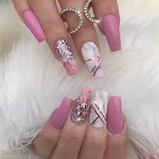 Latest Nail Art Designs Gallery 2018 Luxurynaildesigns Luxury Nails Pink Nails Glam Nails