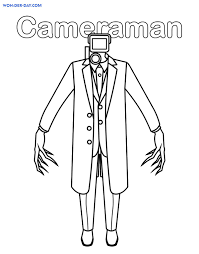 Skibidi Toilet Coloring Pages | 30 Free Coloring Pages