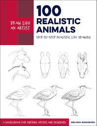 You'll be sure to pick up a lot of painting tips and tricks through this tutorial. Amazon Com Draw Like An Artist 100 Realistic Animals Step By Step Realistic Line Drawing A Sourcebook For Aspiring Artists And Designers 9781631598197 Melissa Washburn Books