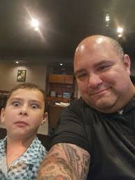 My little buddy has helpped me count alot of bottles the past 2 days so he  wanted a fancy dinner