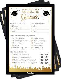 Oct 18, 2021 · stop by stacked & folded social house on a thursday night and you'll see the restaurant packed with students crowded around for one thing: Amazon Com 2021 How Well Do You Know The Graduate Game Cards 50 Pack Graduation Party Games Ideas Activities Supplies Grad Celebration High School Or College Toys Games