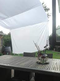 diy schaduwdoek en vaasjes tuin ideeen tuin moestuin