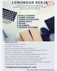 Lowongan kerja medan, november 2017. Pt Tesla Lighting International