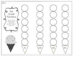 Pattern Page Pattern Worksheets For Kindergarten Patterning Kindergarten Math Patterns