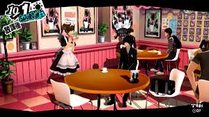Persona 5 Maid Cafe Gameplay Trailer Persona 5 Persona Hero