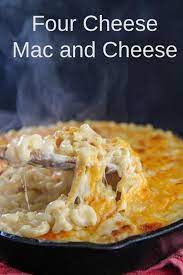 Four Cheese Baked Mac And Cheese Video Cooked By Julie Recipe Mac And Cheese Baked Mac Baked Mac And Cheese Recipe