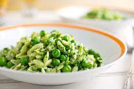 Orzo With Peas And Parsley Pesto Recipes For Health Pesto Recipe Veggie Pasta Recipes Pesto