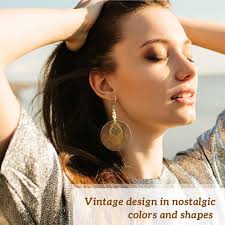 Amazon.com: 4 pares de aretes colgantes bohemios vintage retro con  estrellas y diamantes de imitación bohemios para mujeres y niñas, Metal, No  es una piedra preciosa : Ropa, Zapatos y Joyería