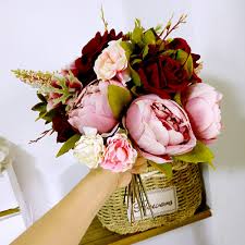 We ship across canada from cost to cost. Buy Peorchid Pink Red Flowers Wedding Bouquet Peony Rose Artificial Flowers Bouquet Champagne Mulit Color Vintage Bridal Bouquet In The Online Store Peorchid Official Store At A Price Of 54 7 Usd With