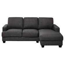 Canape D Angle Droit 3 4 Places En Tissu Gris Chine Philadelphie Corner Sofa Stylish Sofa Funky Decor
