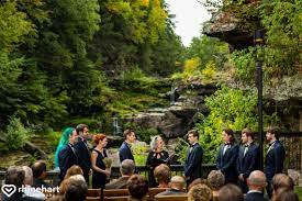 Waterfall Backdrop For Pa Wedding Ledges Hotel Hawley Pa Ledges Hotel Wedding Photographers Poconos Waterfall Wedding Waterfall Backdrop Wedding Ideas Board