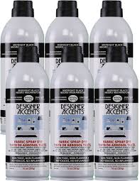 It will not peel or crack. Designer Accents Fabric Paint Spray Dye By Simply Spray Black Fabric Spray Dye