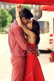 Young Stylish Romantic Couple Standing And Kissing At City Street Stock Photo Picture And Royalty Free Image Image 60771311 Romantic couple hugging pic for whatsapp. young stylish romantic couple standing and kissing at city street