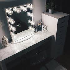 White Marble Glam Room Makeup Vanity Makeup Table Vanity Makeup Vanity Mirror