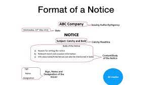 A notice is a short composition which is direct, formal and straightforward in style. Notice Writing Lessons Blendspace