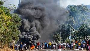 South african president cyril ramaphosa deployed the military monday to restore law and order after days of violent protests and mass looting following the imprisonment of former leader jacob zuma. Z Uohcqo63anjm