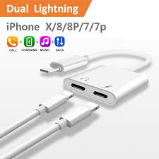 Buy Iphone 7 7 Plus Audio Adapter Charge Adapter Earphone Adapter 2 In 1 Lightning 3 5mm Headphone Adapter Cable By I4 Gold In Cheap Price On Alibaba Com