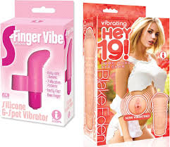 Amazon.com: Sex Toy Couples kit of S-Finger Vibe, Pink and Icon Brands  Vibrating Pussy Stroker Blake Eden : Health & Household