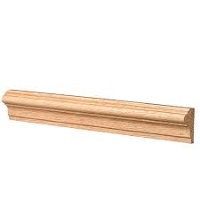 The dado rail originally protected expensive wall hangings from the backs of chairs; Oak Chair Rail Mro808 08 Rona