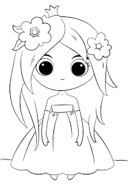 Dibujos De Kawaii Para Colorear Imprimir Caracteres Inusuales Princess Coloring Pages Disney Coloring Pages Disney Princess Coloring Pages