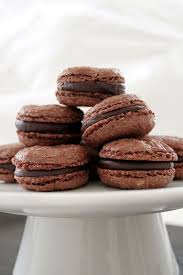 Pierre Herme S Bitter Chocolate Macarons Recipe Included Chocolate Macaron How Sweet Eats Chocolate Macaroons