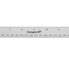 Millimeter ruler are available in sets, extendable variants, and triangular versions to suit all. Empire 18 In Stiff Ruler 27318 The Home Depot
