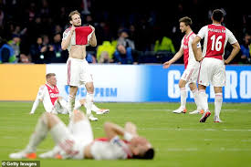 Former manchester united defender daley blind left in tears after christian eriksen collapse. Daley Blind Expresses Sadness After Ajax S Last Minute Champions League Elimination By Tottenham Express Digest