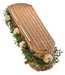 These designs are made around the wicker coffin. Funeral Casket Sprays Wicker Casket Garland Flowers By Karen
