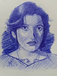 Ballpoint Colored Pen Drawing Technique and Digital Photo Sales